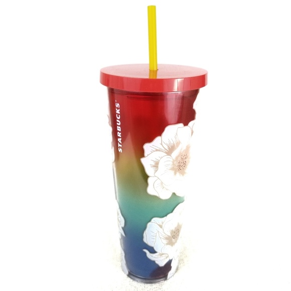 Floral Starbucks Venti Cold Cup